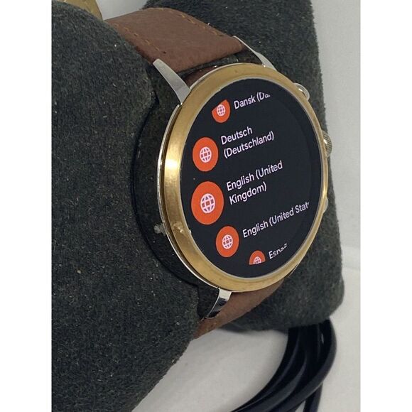 Fossil Gen 4 Authentic Digital Dial Smart Watch Custom Band FTW6016 AB514 - Picture 3 of 10